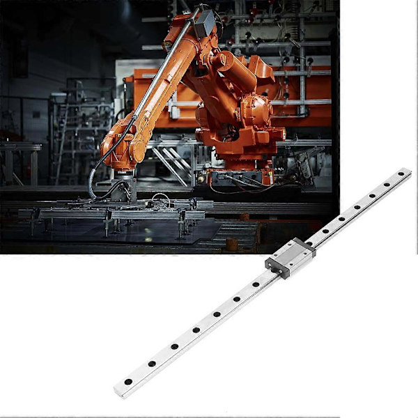 MGN12H Sort Miniature Lineær Skinne Guide 12 mm Bredde Slide Block (400 mm)