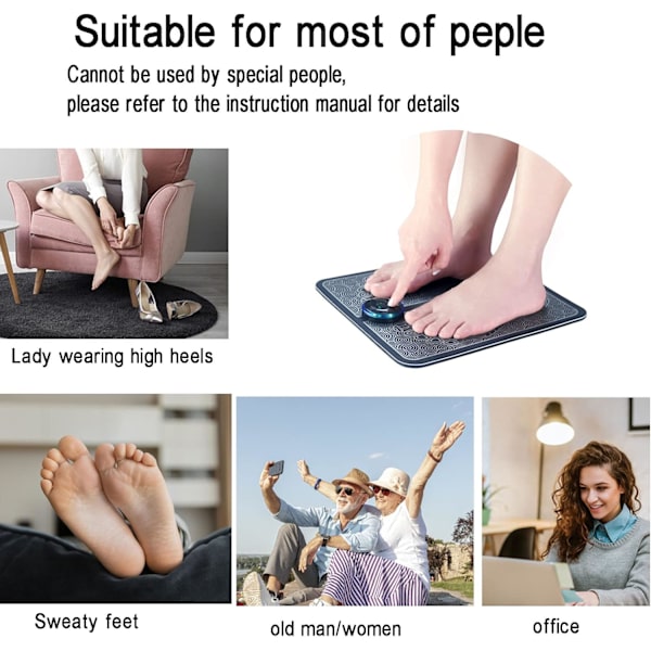 Sähköiset Jalkamassagerit, 6 Tilaa 9 Tehoastetta Massager, Po