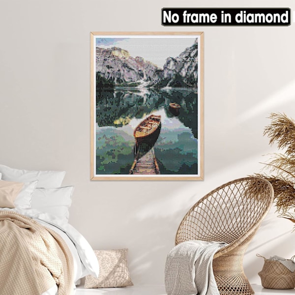 5D timanttimaalaus DIY timanttimaalaus (30*40cm), jäävuori