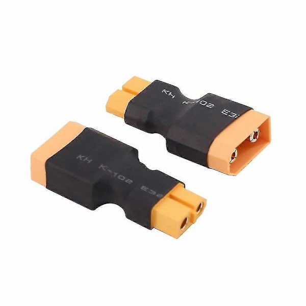 3 stk. XT90 hann til XT60 hunn plugg kontakt adapter plugg for RC modell Lipo batteri