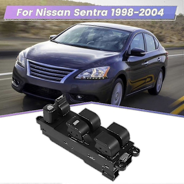 25401-9e000 Strömställare för bilfönsterlås, förarsida fram vänster för Sentra 1998-2004