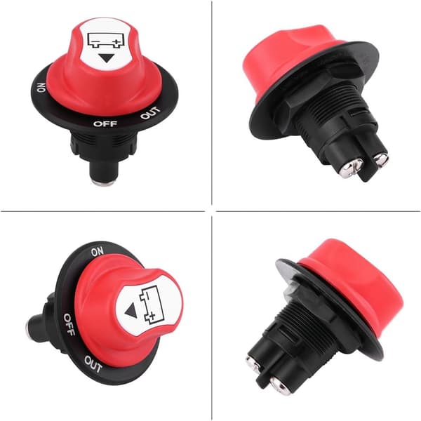 50V 50A Bilbatteribryter CONT 75A INT På/Av Batteribryter for