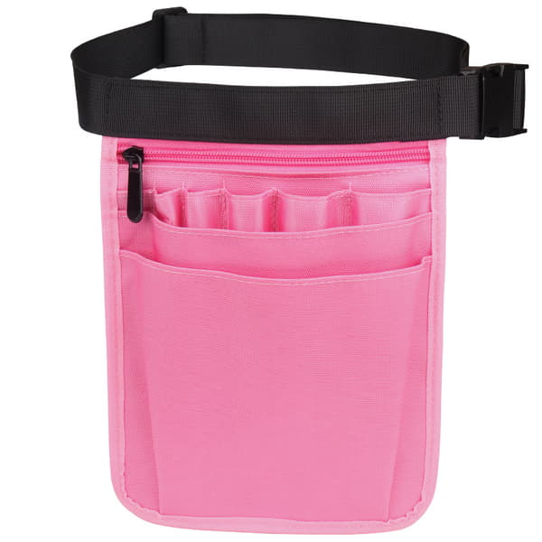 Bærbar sykepleiermappe i nylon - rosa, fo-organisator