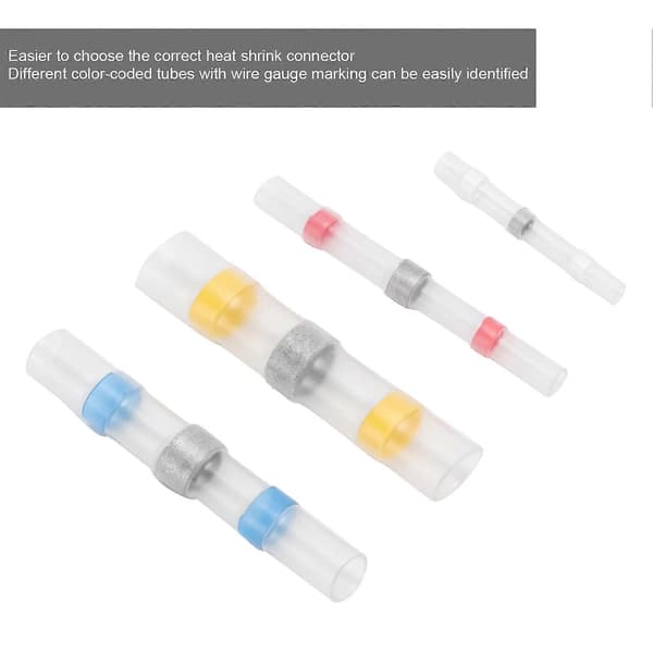 Loddetinsforseglet ledningsstik varmekrympende samlemuffe terminal til bil båd marine