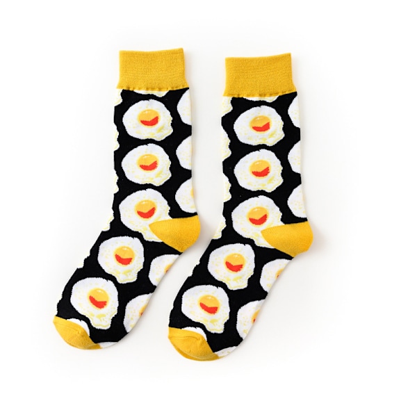 ##/Str. 36-43, (8 par) hjerte fritidsstrømper motiv, sjove farverige strømper, unisex, gave bomuldsmotiv strømper##/