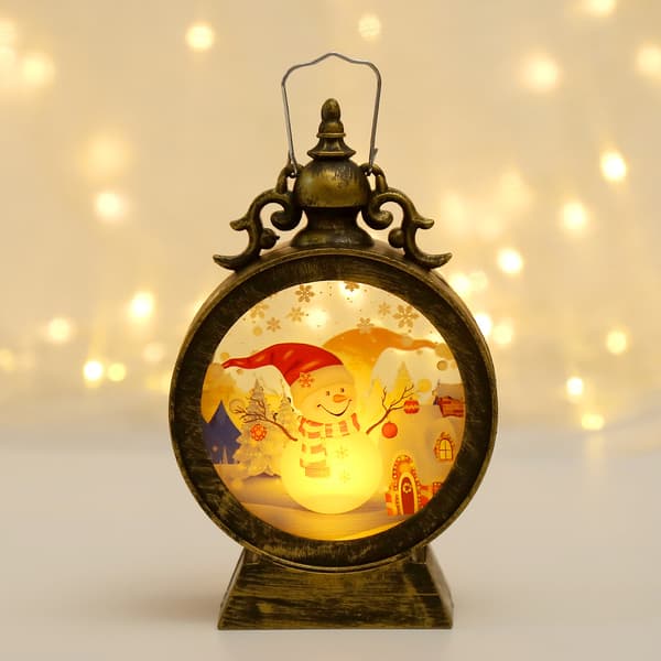 ##/Julbellslykta - Vit Julgran, LED Juldekoration##/