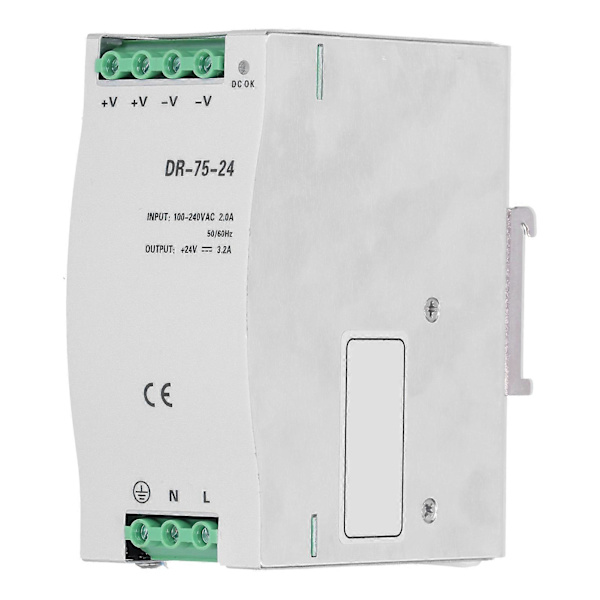 BERM Switching Strømforsyning DIN-skinne Switch Transformer Driver DR7524 100240VAC