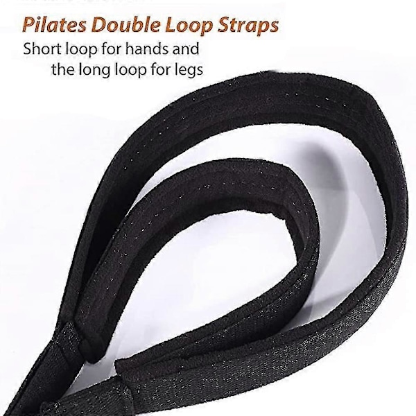 Dobbelt Loop Pilates Remme Til Reformer Og Andet Fitnessudstyr
