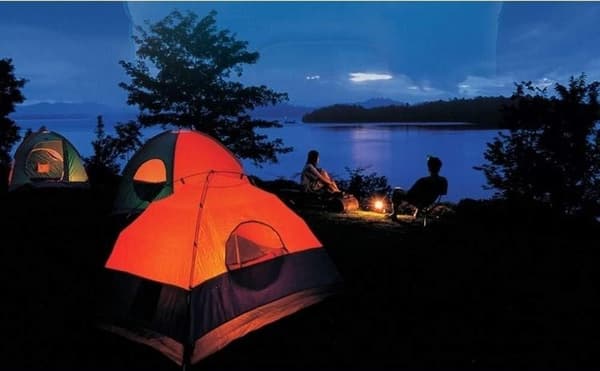 Blød Blå Pude Marine Pude til Camping Rejse Rejsepude