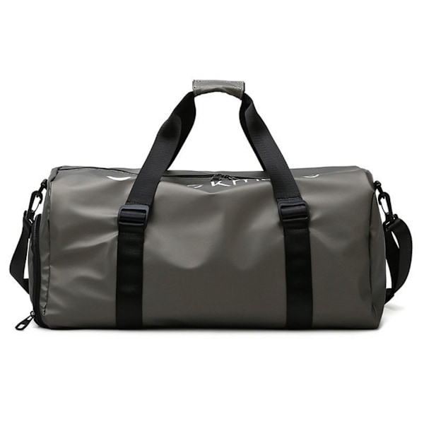 ##/Harmaa Oxford-matkalaukku##/