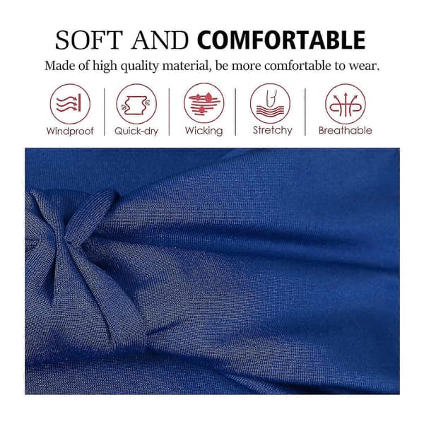 Dame Hårbånd, Multifunktionelt Hårbånd Hårbånd Hårbånd Multi-styl Royal Blue
