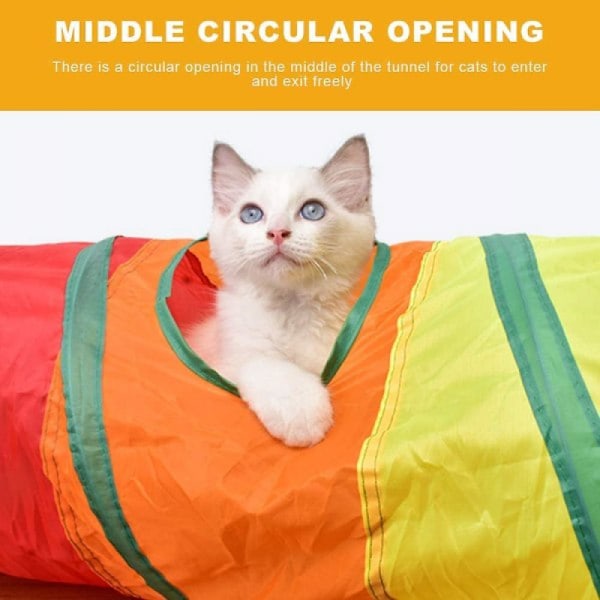 ##/Kanintunnel, kattunnel, 1 stk Katt Leke Tunnel, Katt Tunnel##/