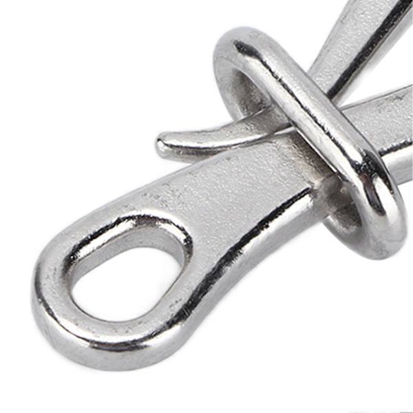 4in Pelikanhage 316 Rustfrit Stål Poleret AntiRust Båd Hardware Tilbehør