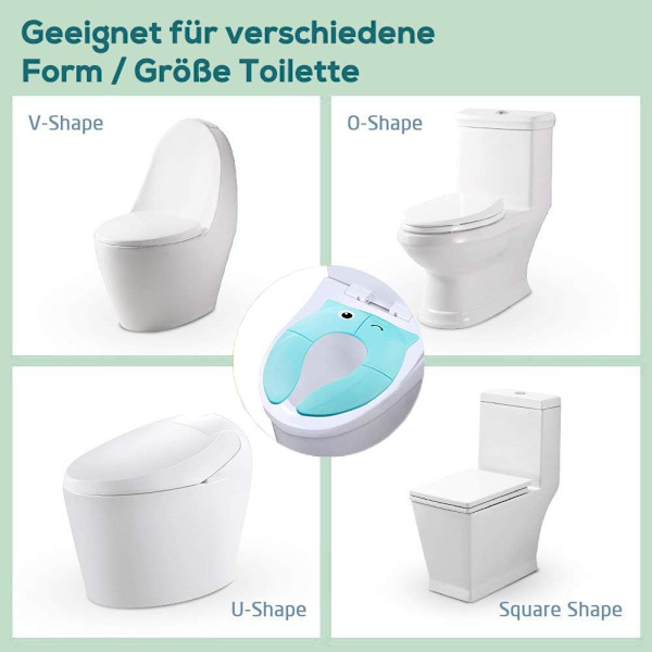 Babysæde til toilettet, Rejsesæde til toilettet, Foldbar Børnetoilet