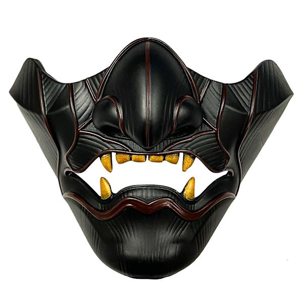 Ghost of Tsushima Jin Sakai Cosplay -puoliskas naamio (2) - Resin Samu