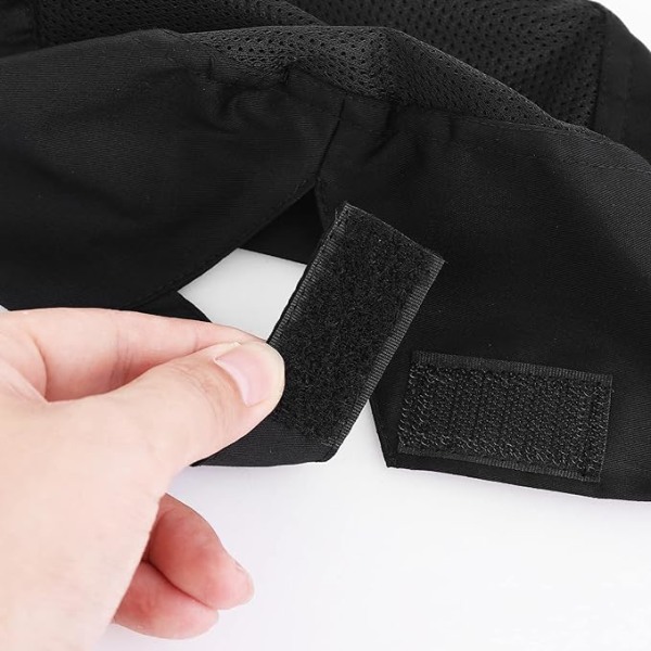 2 Styk Unisex Kokkehat Madservice Sort Kokkehat Justerbar K