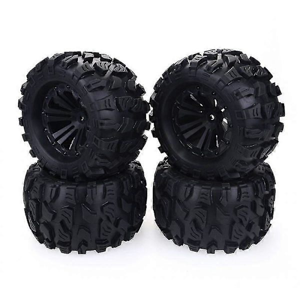 4 KPL 1/10 Kuorma-auton Pyörät Renkaat HPI HSP Savage XS TM Flux ZD Racing LRP:lle