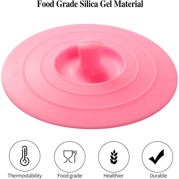 Silikonmugghuv (4-pack), Flerfärgade Silikonlock för