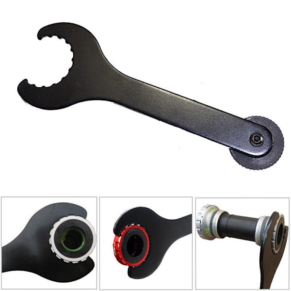 ##/1 x Cykel Center Aksel Fjernelsesværktøj 1 x Sort##/