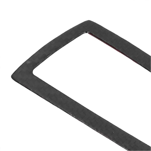 Karbonfiber Girskiftpanel Deksel Trim Interiør Dekor Erstatning for 911 2019-2020
