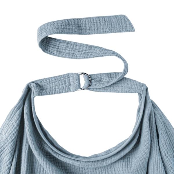 ##/(Blå) Baby Ammedekke, Pustende Bomulls Ammedekke##/