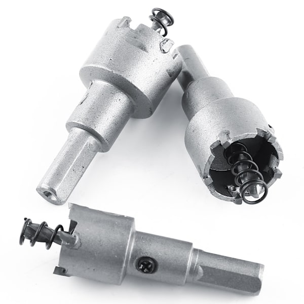 10 st 16-50 mm HSS Borr Bits Hålsåg Set Carbide Tip TCT Core Me
