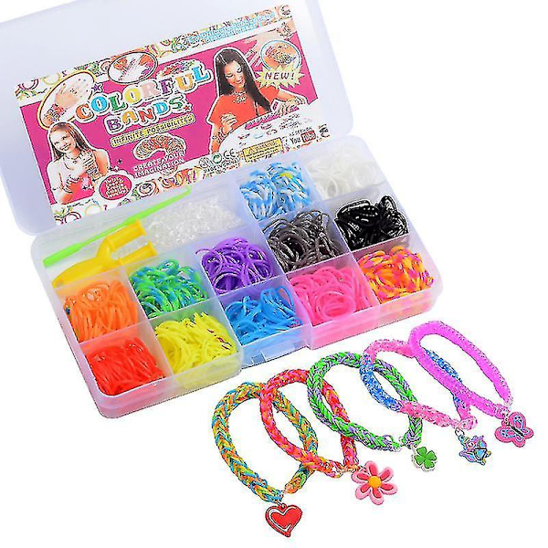 Gummibands Påfyllningsset Armband Tillverkningssats