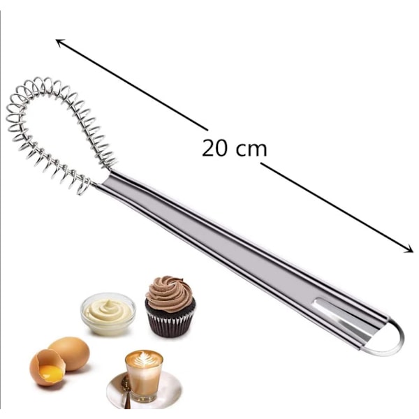 Spiral Køkkenpisker Magic Spoon Rustfrit Stål Wick Freehand B