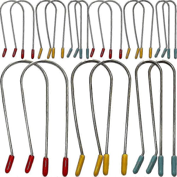 24 stk. Hot Curler Clips Udskiftning Hot Roller Clips Ruller Sikringsnål Til Hjemmesalon
