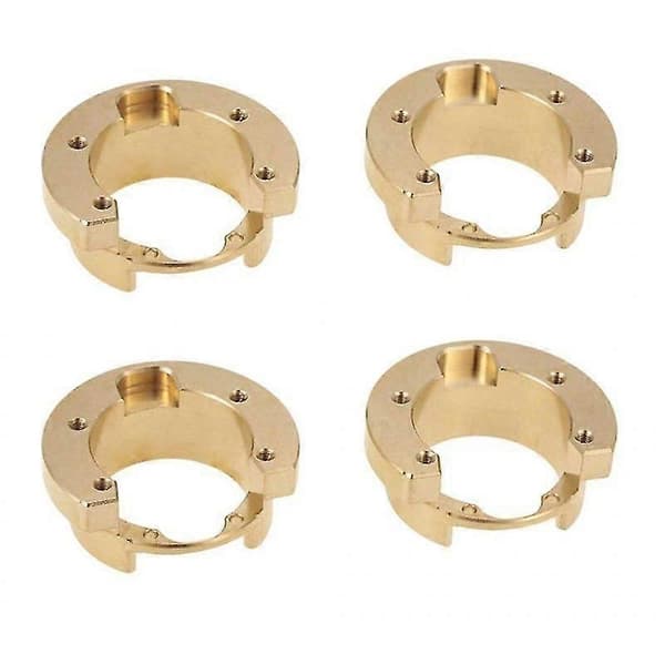 4 ST/Set Mässing Motvikt Balans Vikt Tillbehör för 1/10 RC Rock Crawler Traxxas TRX-4 Axel 4st