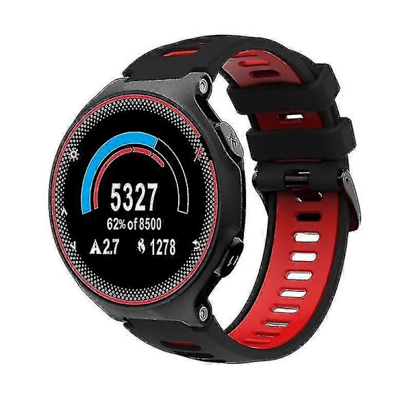 Passende rem til Garmin Forerunner 735xt 220 230 235 620 630 armbånd silikone stålspænde