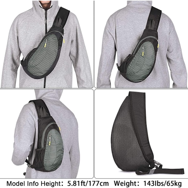 ##/Axelväska (1 st) bröstaxelväska slungväska crossbody väska##/