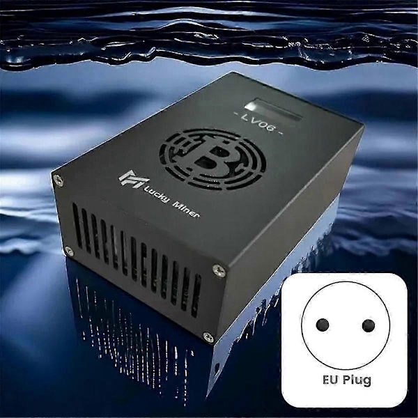 Lucky Miner LV06 500G BTC Solo Miner Inkluderer Veiledning Maskin EU-plugg