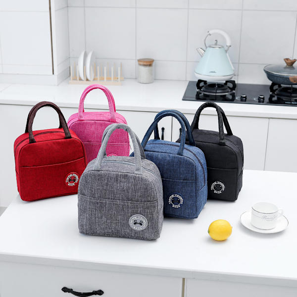 Isolerad Lunchbox Kylbox Kylväska Bärbar Väska Po