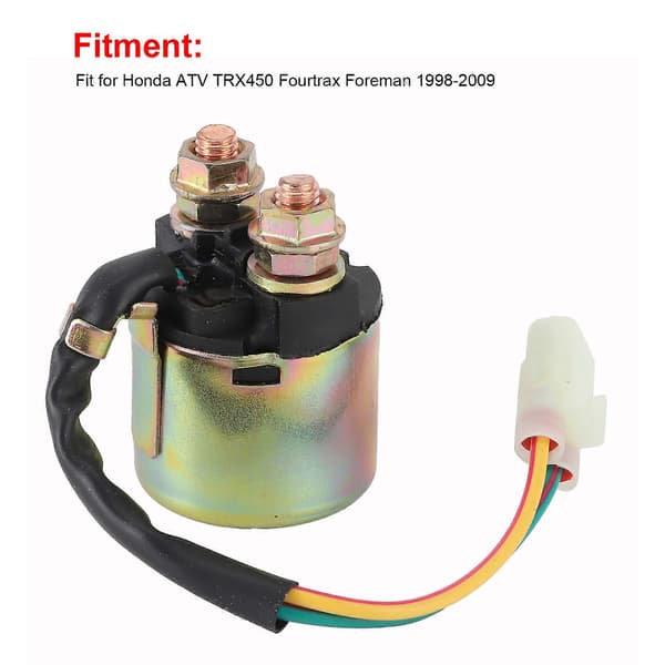 Starterrelæ Solenoid Udskiftning Passer til Honda ATV TRX450 Fourtrax Foreman 1998-2009