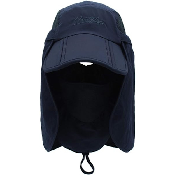 Unisex Safarikeps med Extra Lång Halskydd Baseball Solhatt