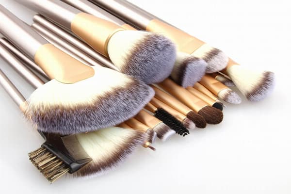 24 stk. Makeup Penslesæt med Opbevaringspose Professionel Makeup Pensler