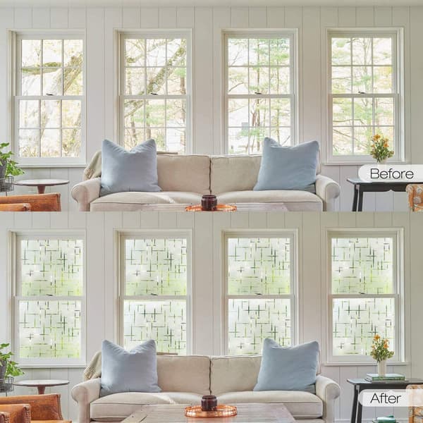 ##/90 x 200 cm Statisk klistrande fönsterfilm Glas skydd Statisk klistrande intima##/