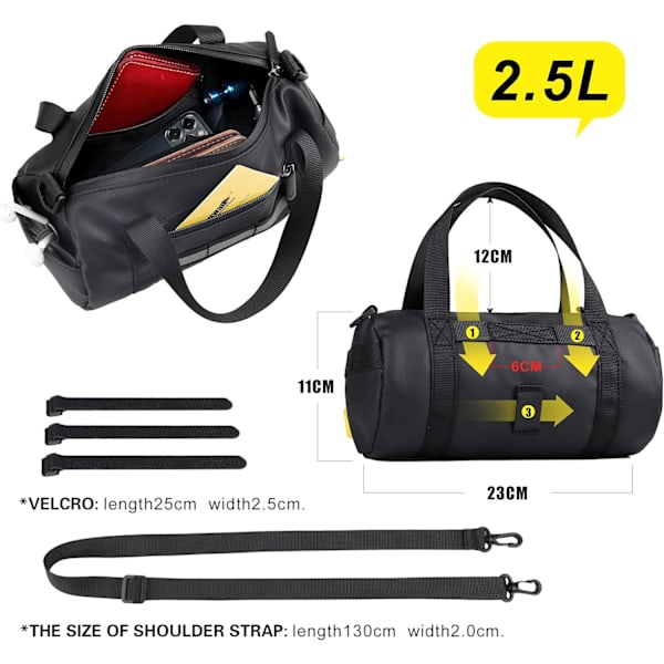 Cykelstyrbag Vandafvisende Steltaske Vandafvisende MTB Foran