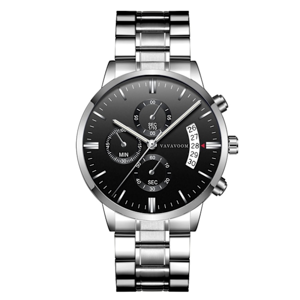 ##/Kvartsklokke herreklokke kronograf herreklokke vanntett analogt armbåndsur##/