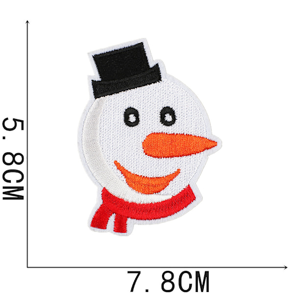 ##/26 Stykker Jule-Stil 26 Broderte Applikasjoner med Varmelim, ba##/