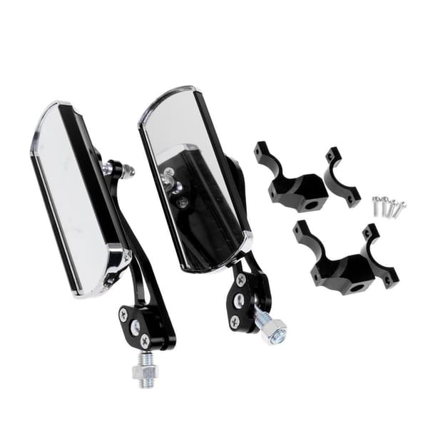 Styr-speglar för mountainbike (Silver) - Konvertering för motorcykel