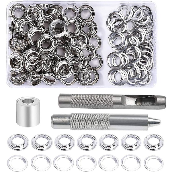 Grommetsats, 100 set 12 mm, för presenning