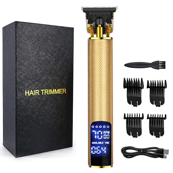 ##/Hår- och skäggtrimmer för män, laddningsbar precisionstrimmer##/