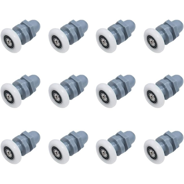 ##/12 st hållbara plast duschdörrsrullar glidspårlager B##/