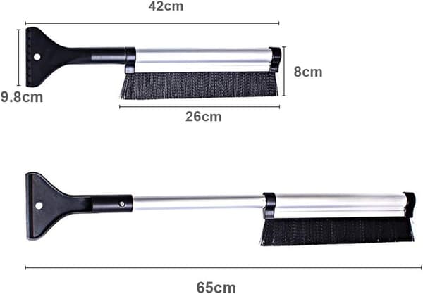 Lumipensseli, Teleskooppinen Lumikaavin Lumikola, Lumipensselit 2 in 1