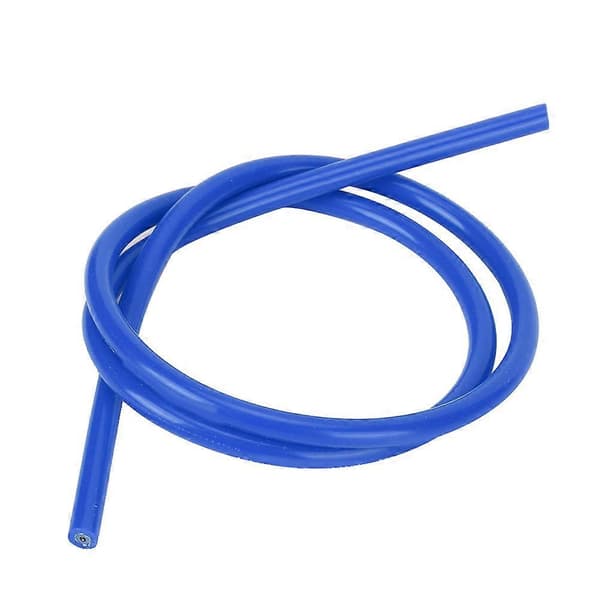 2 st Tändkabel 8mm Silikon Kiselkarbidkärna Tändkabel 1m Lång Blå