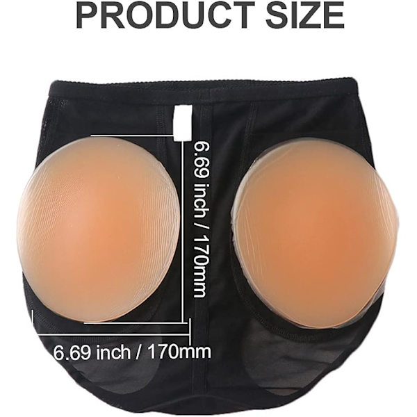 Shapewear-bukser med falske rumper, rumpeforsterker, bu