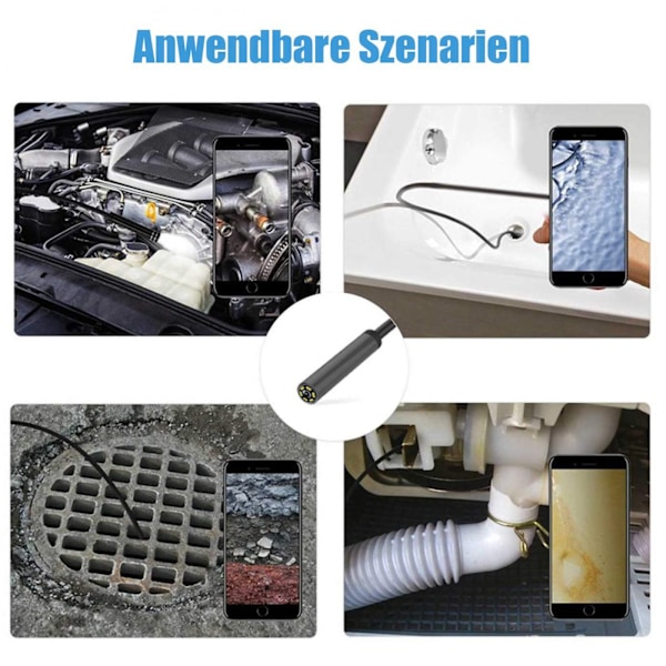 ##/Endoskopkamera HD rörkamera inspektionskamera (bildstabilisator)##/