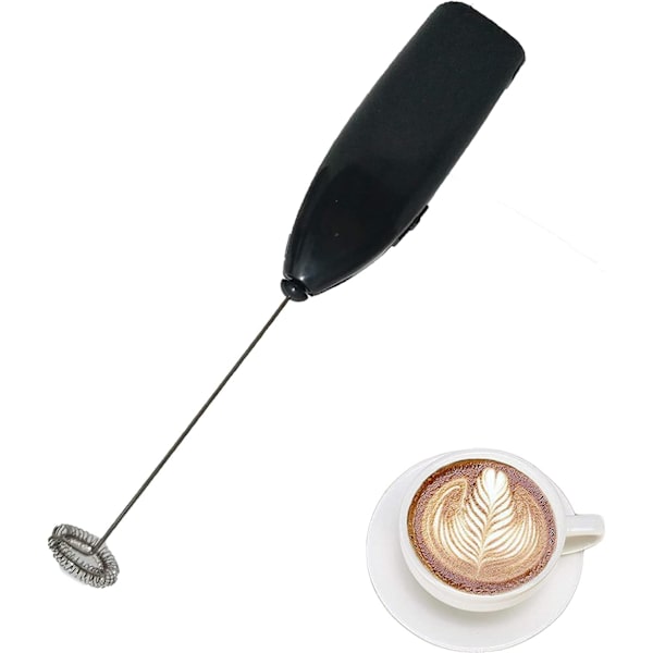 Elektrisk Mini Håndholdt Røreapparat, Skummaker for Latte Cappuccino